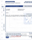 Recibo para pago de cobro extraviado